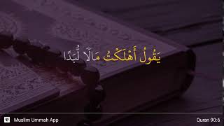 Al-Balad verse 6
