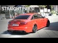 600HP STRAIGHT PIPE Audi A6 3.0 TFSI - SOUND!