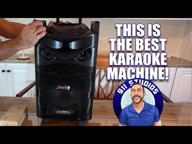 Moukey Karaoke Machine, 10" Subwoofer PA System - YouTube