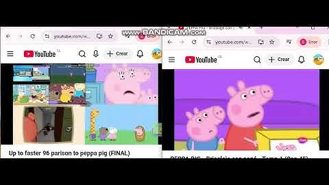up to faster 97 parison to peppa pig