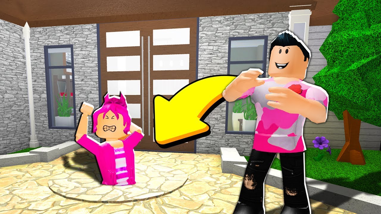 I Trapped Fans In My Secret Bloxburg Basement Roblox Youtube - i caught her living under my house in a secret basement in roblox