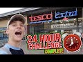 24 HOUR CHALLENGE IN TESCO!! *SUCCESS*
