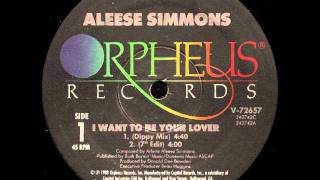 Aleese Simmons - I Want To Be Your Lover (7\