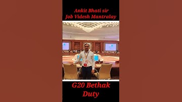 Ankit Bhati sir by Job Videsh Mantralay #shorts #viral #shortvideo #ankit #rwa #g20 #yt #ssc #viral