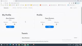 CS50 Project 4 Network - CS50's Web Programming with Python and JavaScript 2020