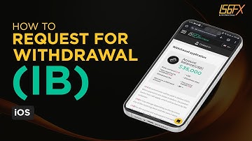 How to Request for withdrawal introducing broker (IB) on iOS Device