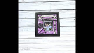 Cheerleading shadow box tutorial