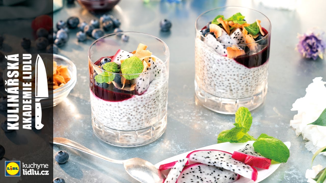 Chia pudink s kokosovým mlékem - Roman Paulus - Kulinářská Akademie Lidlu