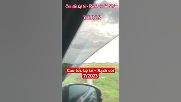 Cao tốc Lộ tẻ - Rạch sỏi đi qua vùng Cái sắn (7/2023)