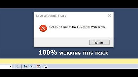unable to lunch iis express solve issue 100% working this trick by medi web solution