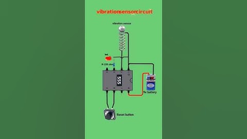 vibration sensor circuit #shorts #electrical
