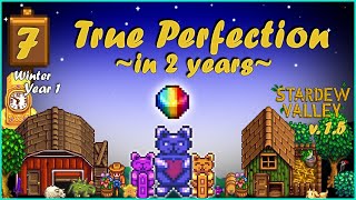 INSANE amounts of winter seeds. | True Perfection in 2 Years: Ep. 7 | Stardew Valley
