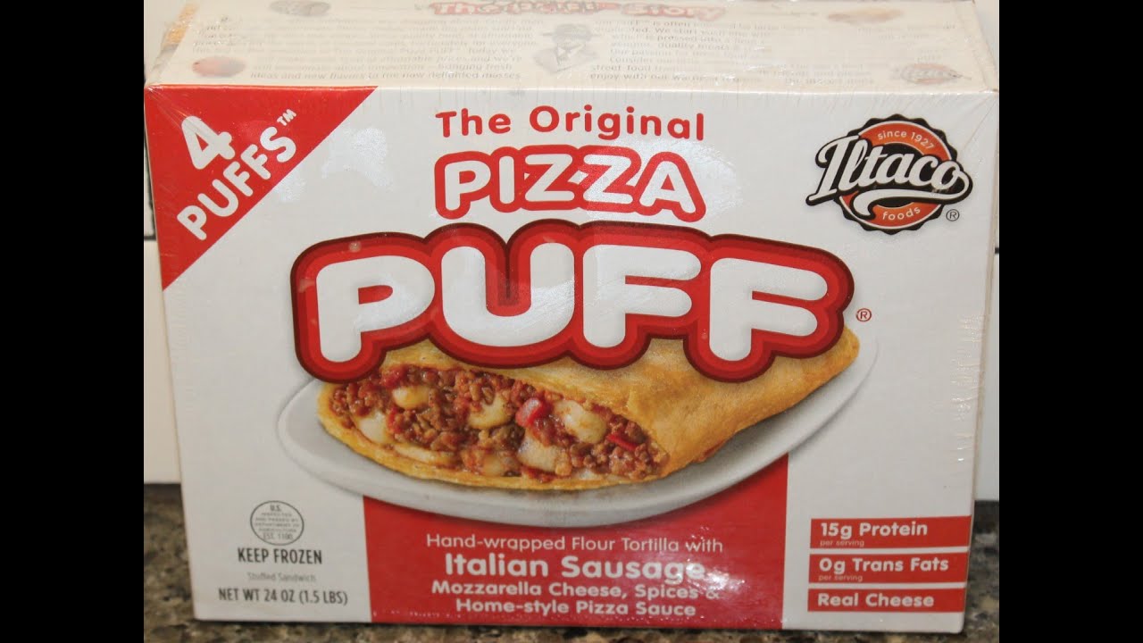 Iltaco Foods The Original Pizza Puff Italian Sausage Review YouTube