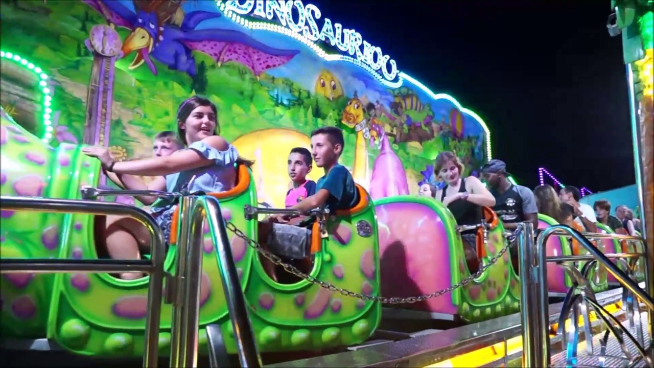 Fuuny Rides: Dinosaurioo In Torrevieja Spain Kids Funny Family
