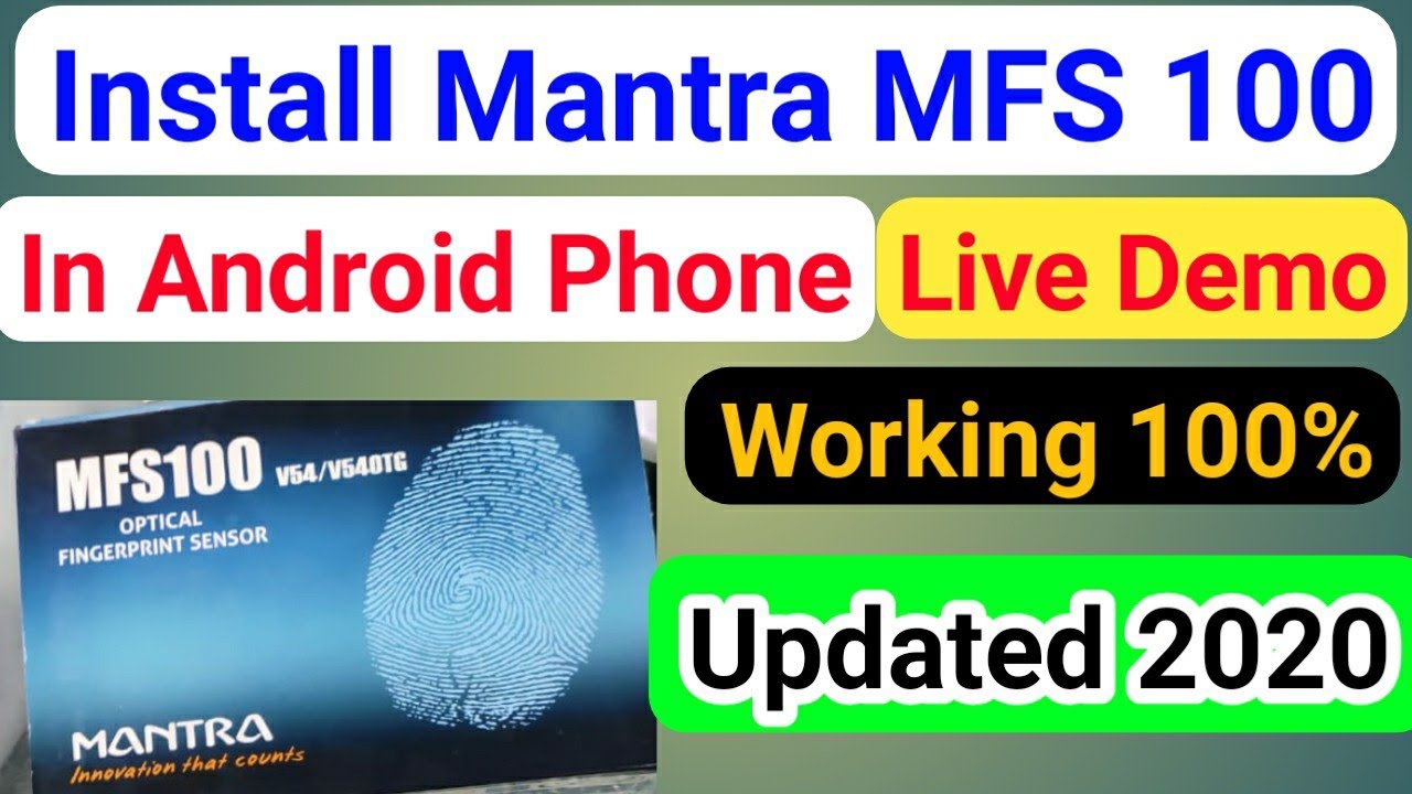 How To Install Mantra Fingerprint Scanner In phone , Mantra Biometric ko phone me kaise install kare