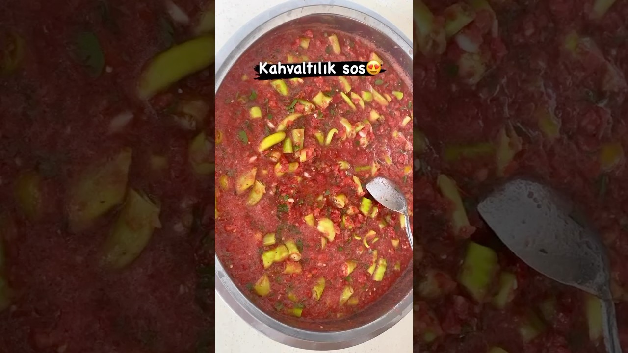 BU TARİF FAVORİNİZ OLACAK‼️PİŞMEYEN ÇOK KOLAY VE LEZZETLİ KAHVALTILIK SOS TARİFİ/Kışlık hazırlıklar