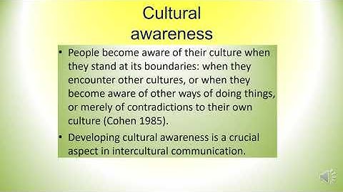 Language, culture, and  identity VIDEO