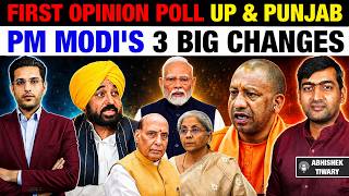 Yogi UP Elections हारेंगे? #Punjab #UttarPradesh #OpinionPoll PM Modi 3 Big Changes- Abhishek Tiwary