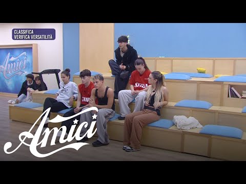 Amici 25 - La reazione alla classifica della verifica di versatilità