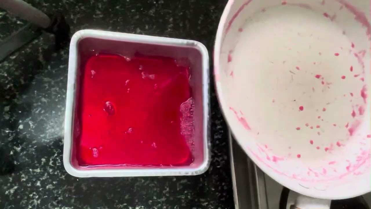 Красное желе😋👌🏻