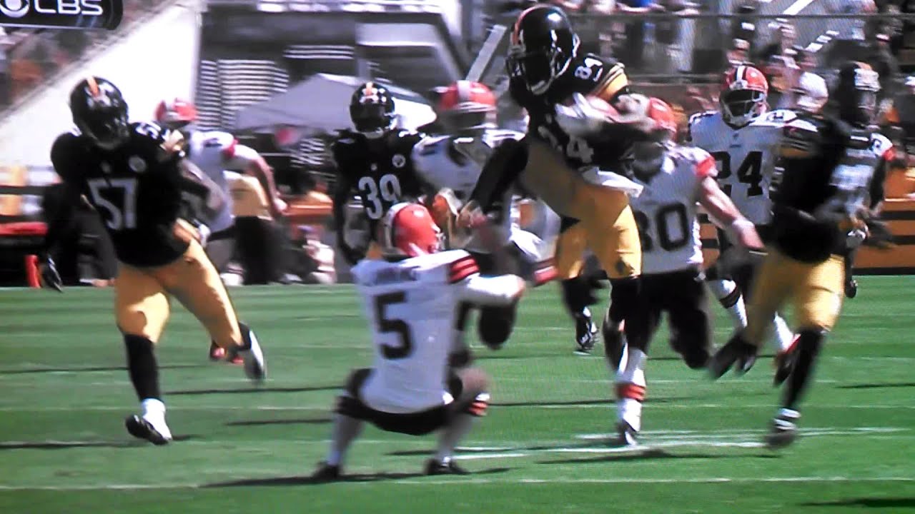 Antonio Brown Kicking Opponent in Face