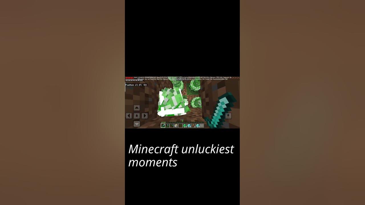Minecraft unluckiest moments #trending #minecraft #music lyrics #memes #song lyrics #gaming #edit