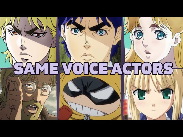 Anime Voice Comparison- Dio Brando (Jojo's Bizarre Adventure) 
