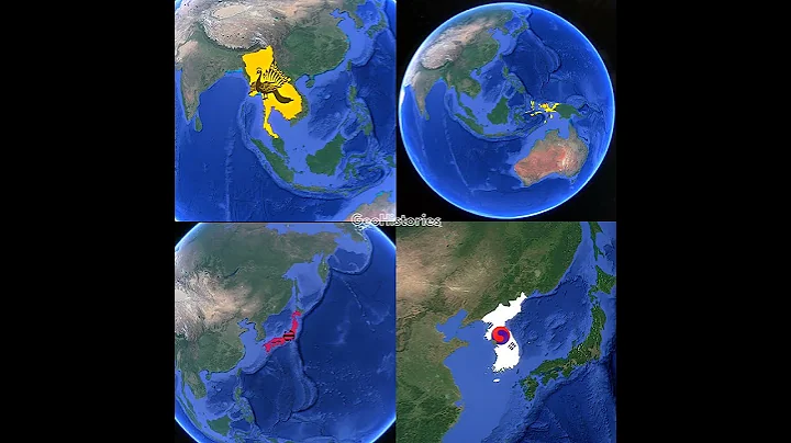 Evolution of Cambodia Indonesia Japan & South North Korea #maps #history #historymap