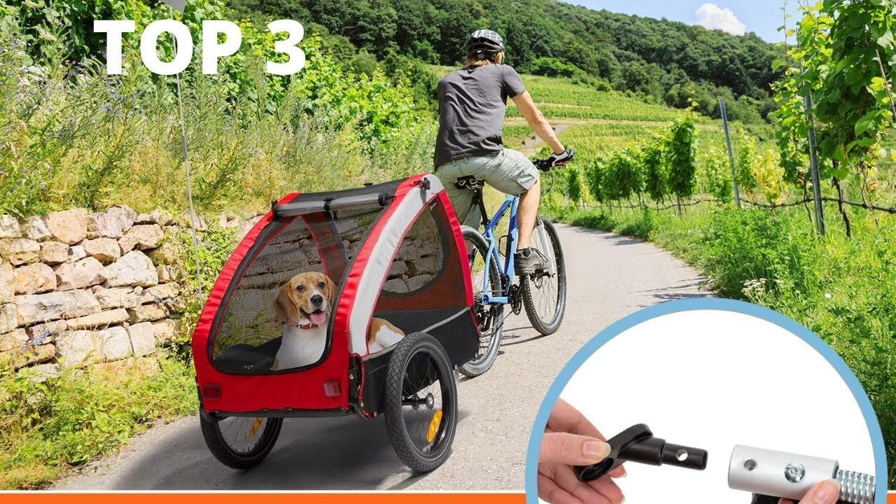 Meilleure Remorque de Vélo pour Chien et Animaux ✅  de 2023 (TOP 3)