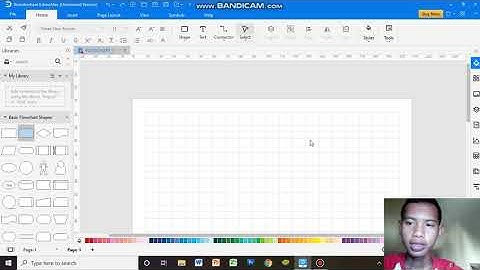 Cara menghitung luas lingkarang menggunakan flowchart
