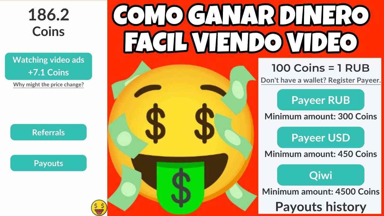 COMO GANAR DINERO FACIL VIENDO VIDEOS 😱🍀 GANA DINERO VIENDO VIDEOS CON