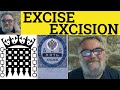  excise meaning  excision explained  excise examples  excision  taxes  excise excision