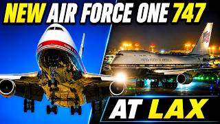 NEW AIR FORCE ONE VC-25B Arrives & Departs LAX! 🇺🇸✈️ Complete Coverage