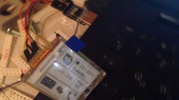 E-paper Temp&Hum sensor | First prototype test | MySensors