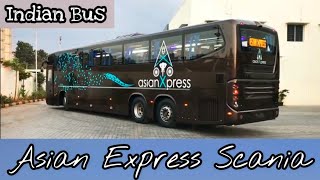 জবন পরথম দখবন-Asian Express Scania Bus Roll Out Indian Bus Bus Lover Suhan
