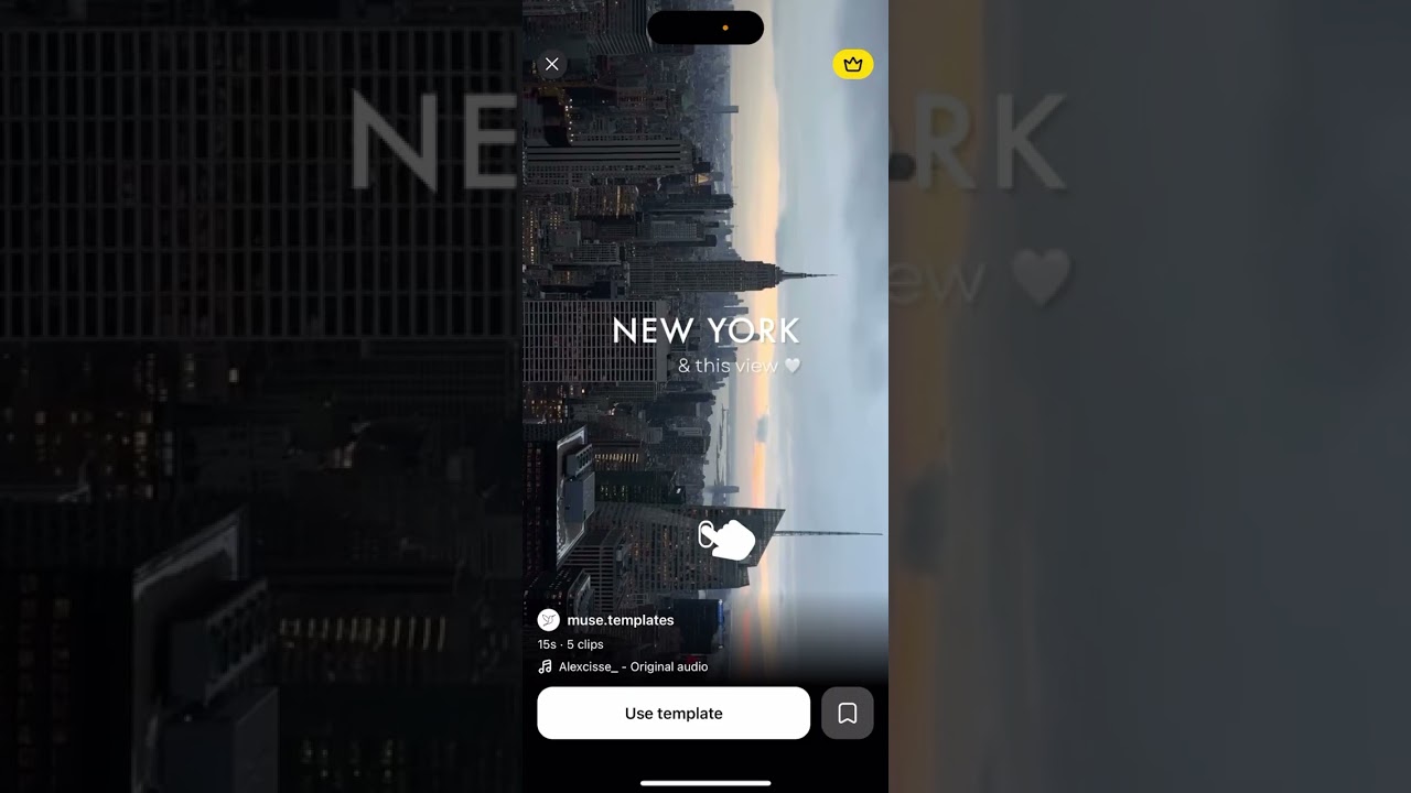 MUSE APP — создание шаблонов роликов — как пользоваться