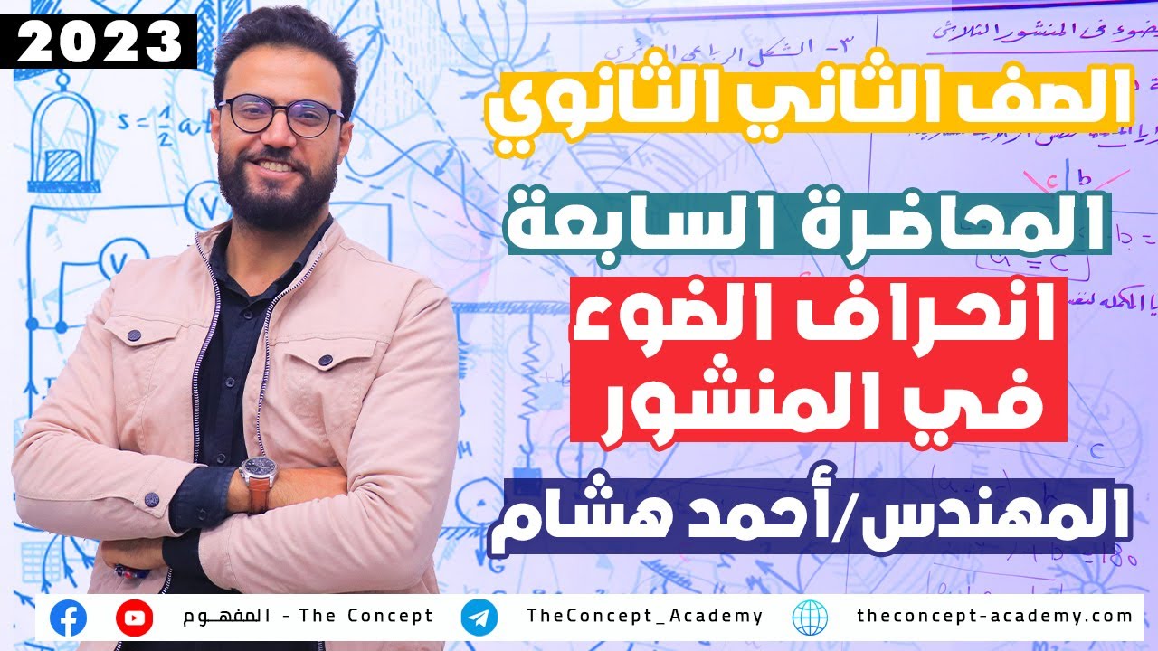 الفيزياء للصف الثاني الثانوي 2023 | المحاضرة السابعة | المنشور الثلاثي | مهندس احمد هشام
