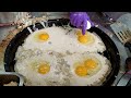 古早味粉漿蛋餅,蔬菜蛋餅製作/Amazing Omelet vegetable pancake Making-台灣街頭美食