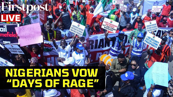 Nigeria Protests LIVE: Thousands Protest in Nigeria over Rising Cost of Living