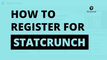 How to register for StatCrunch
