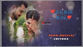 Adiyile Sethi Solli - 🎼❤️ - Deva - Chithra - Echo Effects MP3 #echomusiczone