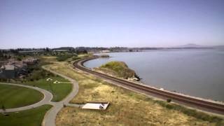 AR Drone 2 flight attacked by birds.