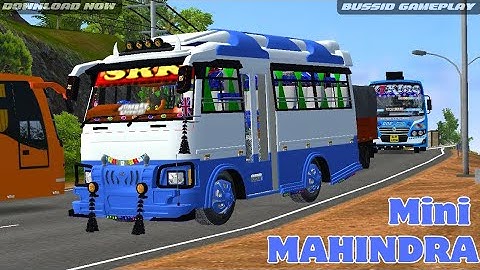 Download New Release Mahindra Mini Bus Bussid Mod For Bus Simulator Indonesia