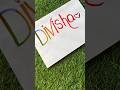 Divisha Name Art Calligraphy | Meaning of Divisha | Beautiful Handwriting ✨#shorts #calligraphy
