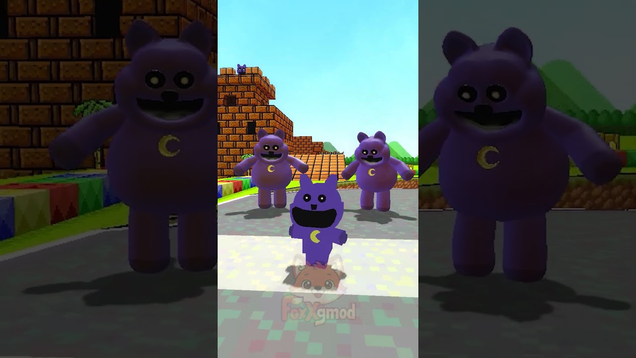 LEGO POPPY PLAYTIME CATNAP CHASED IN Garry`s Mod !