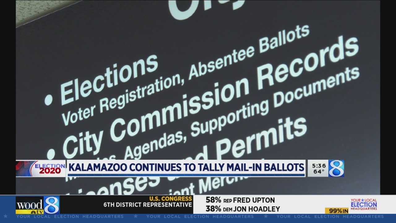 Kalamazoo County Continues To Tally Absentee Ballots Youtube