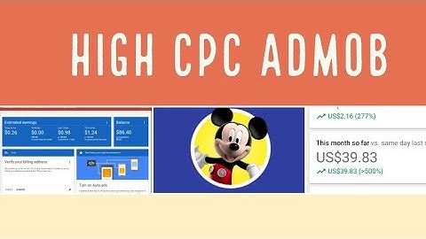 How to get high cpc admob
