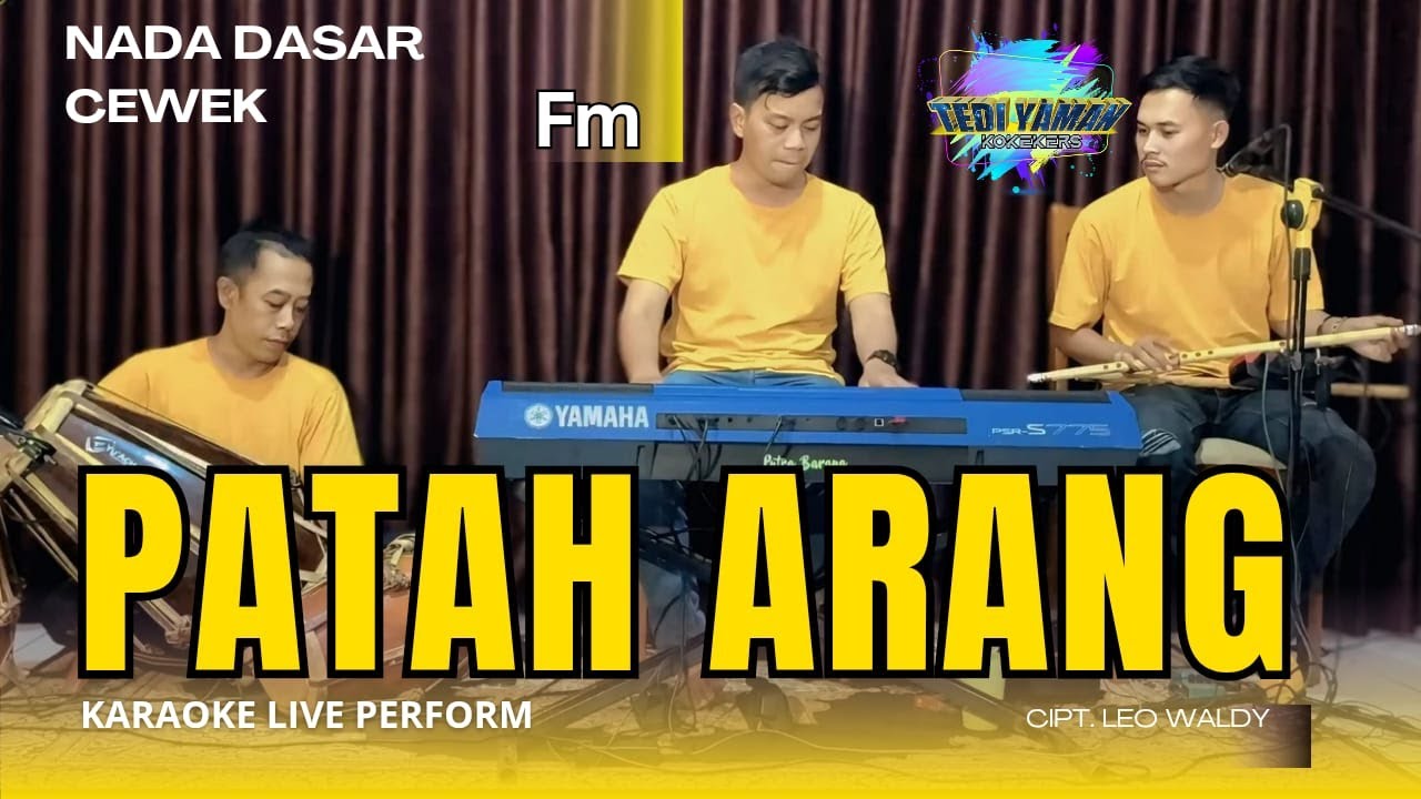 Patah arang karaoke - Leo waldy nada cewek versi koplo bangplak