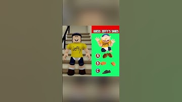 SML Character Challenge with Jeffy in Roblox Brookhaven! 😳😂🤣 #shorts