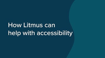 Accessibility testing in Litmus | Visual impairment filters, NVDA screen reader preview, and more